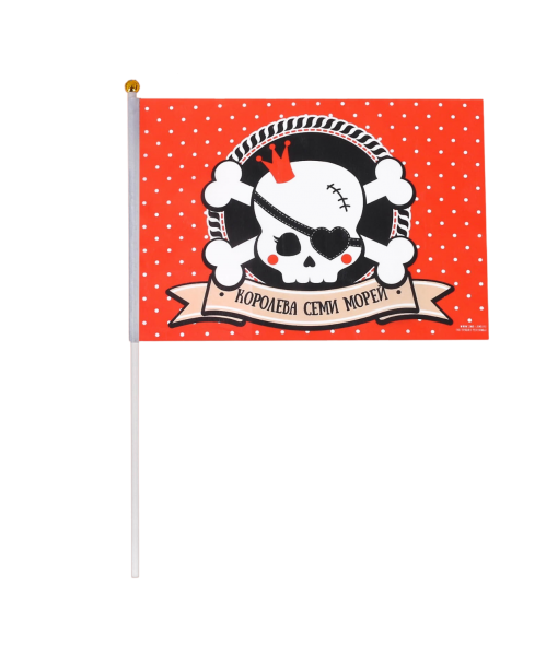 Флаг пирата "Королева семи морей"