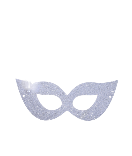 Карнавальная маска с пером