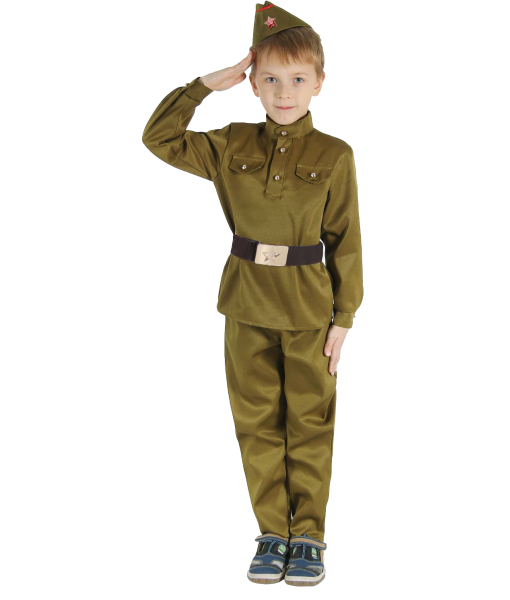 Военный костюм детский "Солдат", "Солдатка"